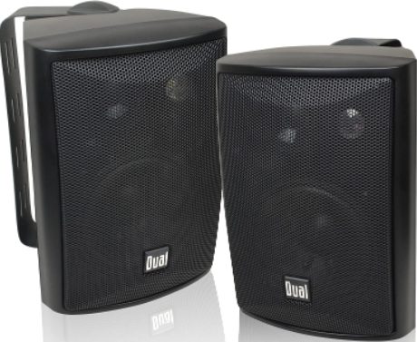 Dual Electronics 3- Way Powerful Bass High-Performance Outdoor Indoor Speaker
