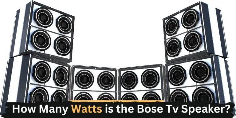 bose speaker watts